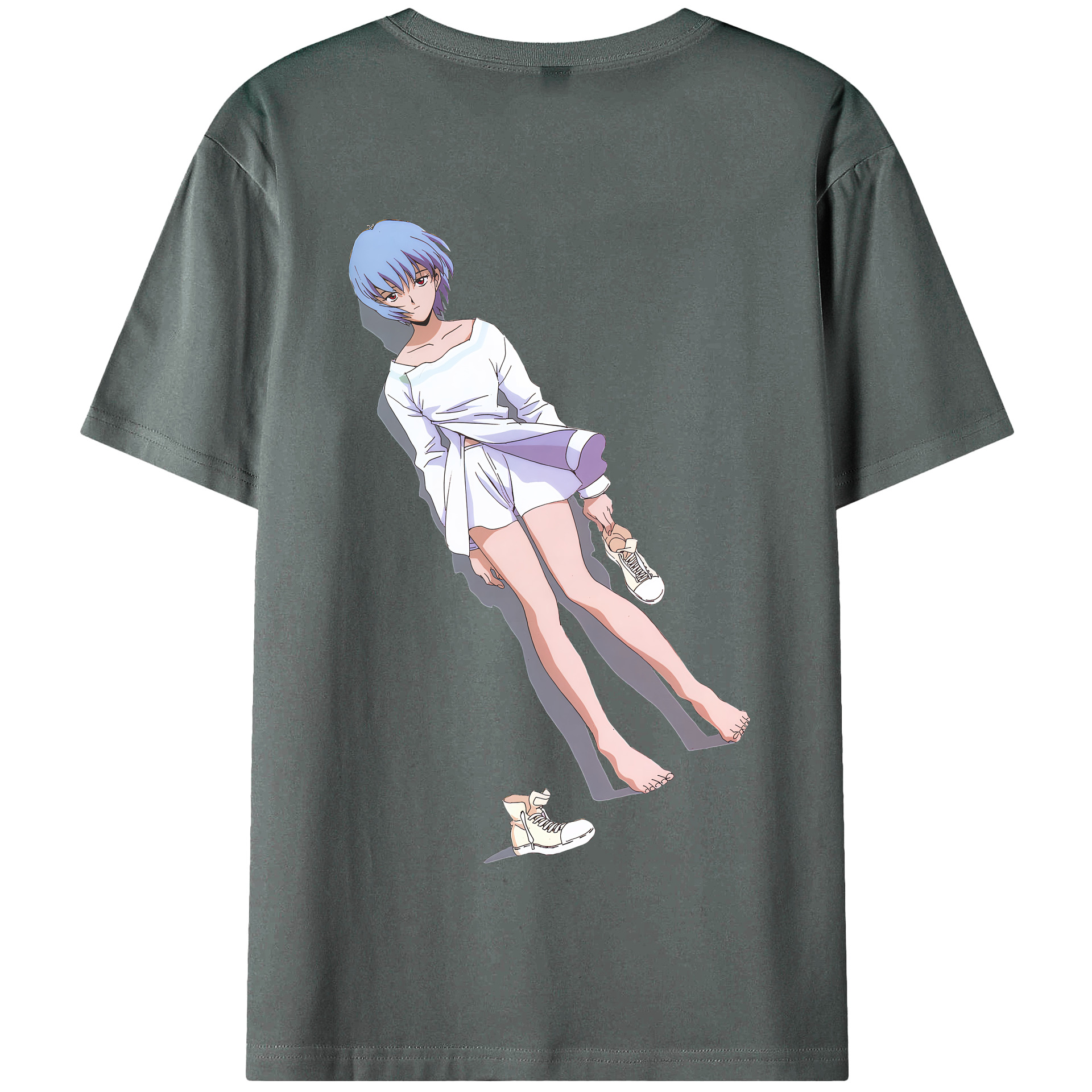 （画像用） EVA 新世紀エヴァンゲリオン 綿100％半袖Tシャツ（背面プリント）